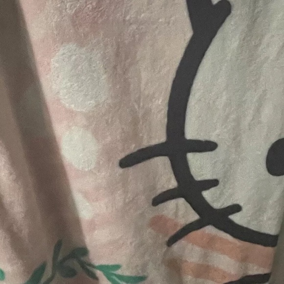 Sanrio 2024 Hello Kitty Cat Tropical Blanket Soft Throw 60x40 RARE - Picture 2 of 16